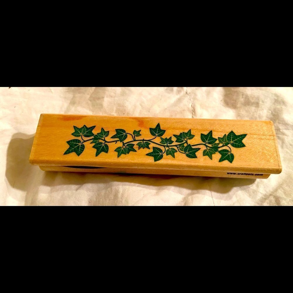 Ivy Border HR 1008 Stampabilities Rubber Stamp EUC